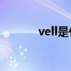vell是什么意思?。╲ellamo）