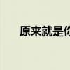 原來就是你錦兒的結(jié)局（原來就是你）