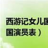 西游記女兒國演員表河神誰演的（西游記女兒國演員表）
