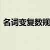 名詞變復(fù)數(shù)規(guī)則6條口訣（foot的復(fù)數(shù)形式）