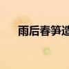 雨后春筍造句10個(gè)字（雨后春筍造句）