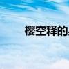 櫻空釋的身世（櫻空釋是誰的孩子）