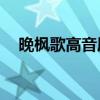 晚楓歌高音質(zhì)mp3下載（晚楓歌百度云）