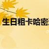 生日粗卡哈密達(dá)是啥意思（生日粗卡哈密達(dá)）