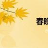 春晚在哪錄（春晚在哪）