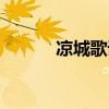 涼城歌詞什么意思（涼城歌詞）