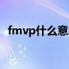 fmvp什么意思王者榮耀（fmvp什么意思）