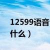 12599語音留言如何聽（12599語音留言是什么）