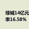 綠城14億元競(jìng)得杭州蕭山城區(qū)一宅地，溢價(jià)率16.58%