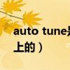 auto tune是什么意思（tune是什么意思車上的）