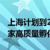 上海計(jì)劃到2025年，推動全市建成不少于20家高質(zhì)量孵化器