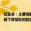 證監(jiān)會(huì)：主要指數(shù)成份股公司應(yīng)當(dāng)明確股價(jià)短期連續(xù)或者大幅下跌情形時(shí)的應(yīng)對(duì)措施