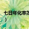 七日年化率怎么計算的（七日年化率怎么計算）
