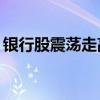 銀行股震蕩走高 紫金銀行、鄭州銀行漲超5%