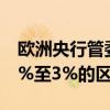 歐洲央行管委諾特：預(yù)計(jì)利率將最終維持在2%至3%的區(qū)間內(nèi)