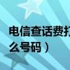 電信查話費(fèi)打那個(gè)號(hào)碼（電信手機(jī)查話費(fèi)打什么號(hào)碼）