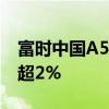 富時(shí)中國(guó)A50指數(shù)期貨跌超1%，此前一度漲超2%