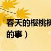 春天的櫻桃樹上做的事情（春天在櫻桃樹上做的事）
