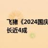飛豬《2024國(guó)慶假期出游快報(bào)》： 國(guó)內(nèi)高星酒店預(yù)訂量增長(zhǎng)近4成