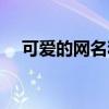 可愛(ài)的網(wǎng)名和個(gè)性簽名（可愛(ài)個(gè)性網(wǎng)名）