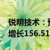 銳明技術(shù)：預(yù)計(jì)2024年前三季度凈利潤(rùn)同比增長(zhǎng)156.51%至181.09%
