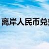 離岸人民幣兌美元較上周五紐約尾盤跌245點