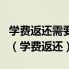 學(xué)費(fèi)返還需要畢業(yè)當(dāng)年考上特崗的才能申請(qǐng)嗎（學(xué)費(fèi)返還）