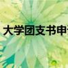 大學(xué)團(tuán)支書申請(qǐng)書格式（大學(xué)團(tuán)支書申請(qǐng)書）